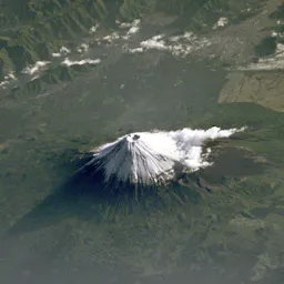 Mount Fuji from Space